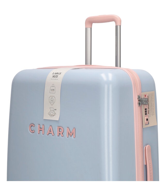 Charm Londen Kofferset 20 + 24 Inch Blauw | Charm London Capetown