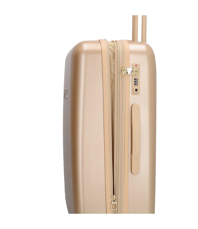 Charm Londen Charm London Capetown Kofferset 2-Delig Champagne – Handbagage & Middenmaat