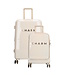 Charm Londen Charm London Capetown Kofferset 2-Delig Beige – Handbagage & Middenmaat