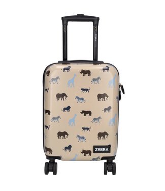 Zebra Trends Avonturier Kinderkoffer Handbagage Hardcase met 4 Wielen (3–10 jaar)