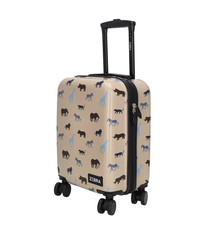 Zebra Trends Avonturier Kinderkoffer – Handbagage Koffer met 4 Wielen – Perfect voor Vakantie & Logeerpartijtjes (3–10 jaar)