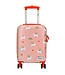 Zebra Trends Avonturier Kinderkoffer – Handbagage Koffer met 4 Wielen – Perfect voor Vakantie & Logeerpartijtjes (3–10 jaar) - Roze