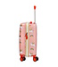 Zebra Trends Avonturier Kinderkoffer – Handbagage Koffer met 4 Wielen – Perfect voor Vakantie & Logeerpartijtjes (3–10 jaar) - Roze