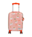 Zebra Zebra Trends Avonturier Kinderkoffer – Handbagage Koffer met 4 Wielen – Perfect voor Vakantie & Logeerpartijtjes (3–10 jaar) - Roze