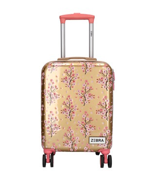 Zebra Trends Avonturier Kinderkoffer Handbagage Hardcase met 4 Wielen (3–10 jaar) - Goud