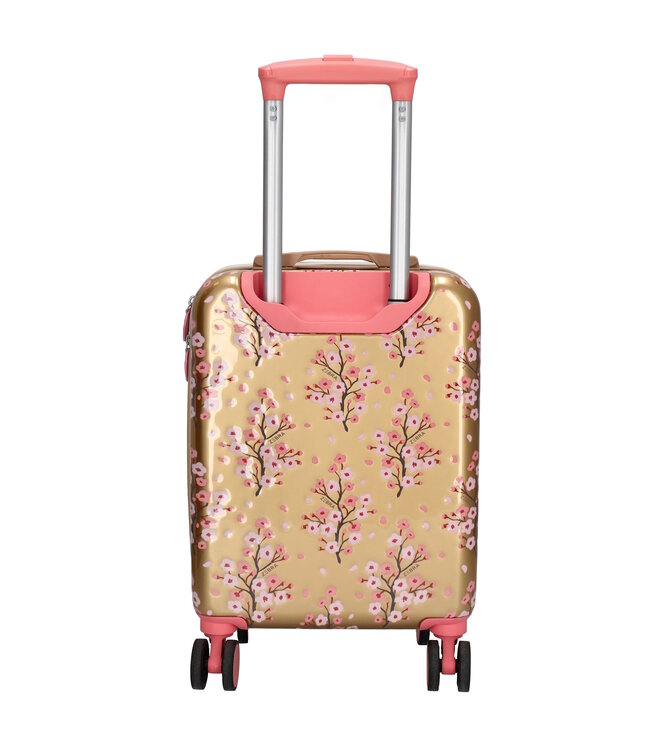 Zebra Trends Avonturier Kinderkoffer – Handbagage Koffer met 4 Wielen – Perfect voor Vakantie & Logeerpartijtjes (3–10 jaar) - Goud