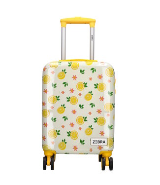 Zebra Zebra Trends Avonturier Kinderkoffer Handbagage Hardcase met 4 Wielen (3–10 jaar) - Citroen
