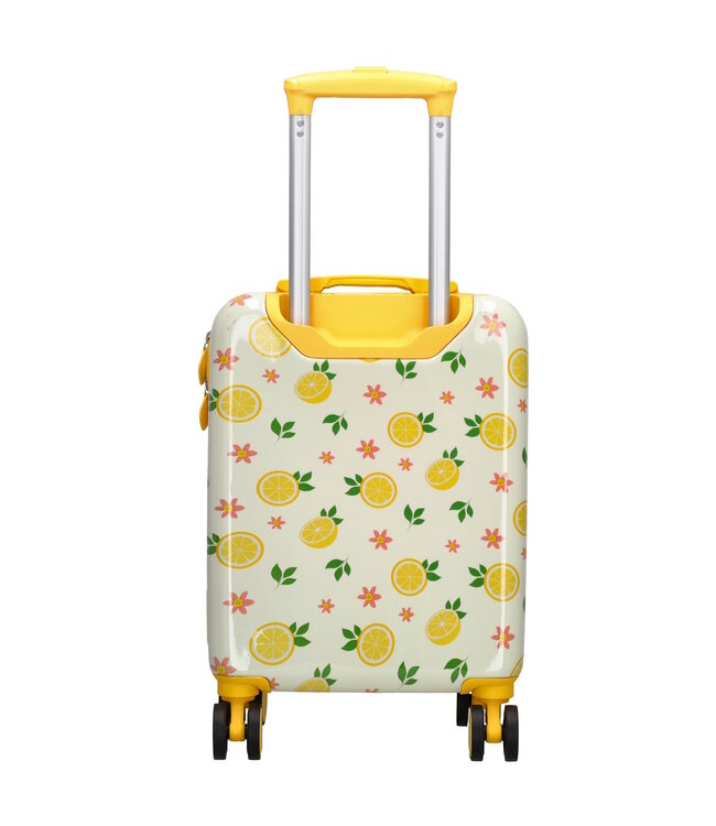 Zebra Zebra Trends Avonturier Kinderkoffer – Handbagage Koffer met 4 Wielen – Perfect voor Vakantie & Logeerpartijtjes (3–10 jaar) - Citroen