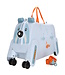 Zebra Zebra Trends Ranger Blauw Kinderkoffer Zitkoffer – Ride-On Handbagage Koffer voor Kinderen (3–8 jaar)