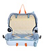 Zebra Zebra Trends Ranger Blauw Kinderkoffer Zitkoffer – Ride-On Handbagage Koffer voor Kinderen (3–8 jaar)