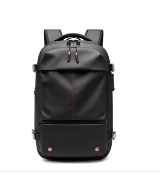 Underseater Lichtgewicht Zwarte Rugzak met Vacuüm Vak en TSA Slot - 60L - Geschikt voor Laptop tot 17,3 inch