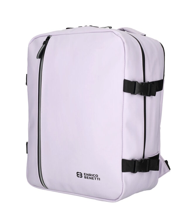 Enrico Benetti Enrico Benetti Bergen Waterproof Fietsrugzak Lila met Laptopvak tot 17 inch – Lichtgewicht 500g, 24 Liter, Gewatteerde Rug – Ideaal voor Fiets, Werk en Reizen – 40×30×20 cm