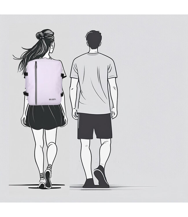 Enrico Benetti Enrico Benetti Bergen Waterproof Fietsrugzak Lila met Laptopvak tot 17 inch – Lichtgewicht 500g, 24 Liter, Gewatteerde Rug – Ideaal voor Fiets, Werk en Reizen – 40×30×20 cm