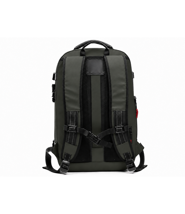 Underseater Lichtgewicht Groen Rugzak met Vacuüm Vak en TSA Slot - 60L - Geschikt voor Laptop tot 17,3 inch