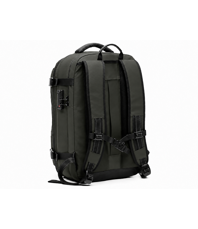 Underseater Lichtgewicht Groen Rugzak met Vacuüm Vak en TSA Slot - 60L - Geschikt voor Laptop tot 17,3 inch