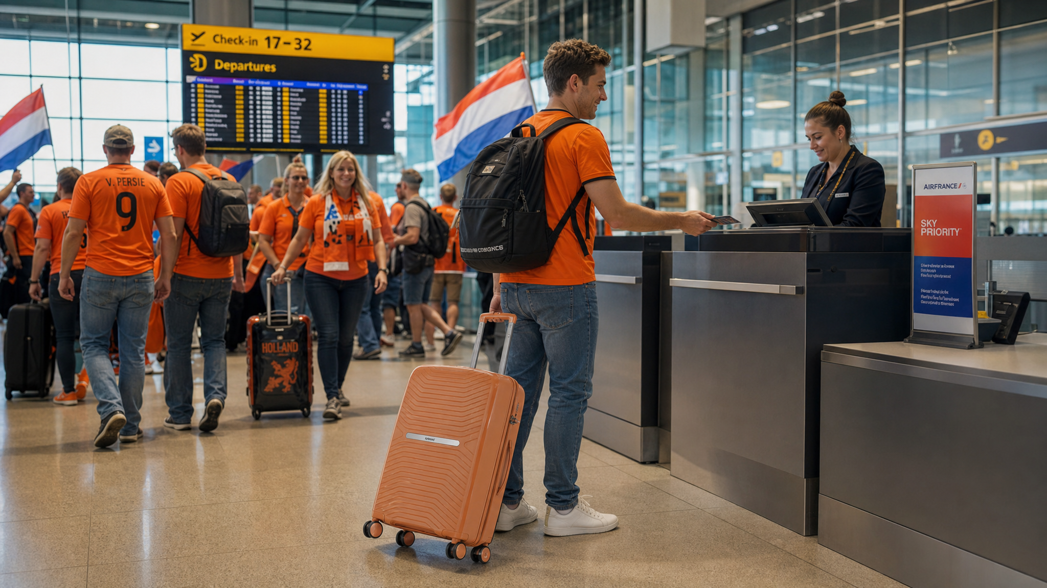 WK koffers kopen? Oranje koffers voor jouw reis
