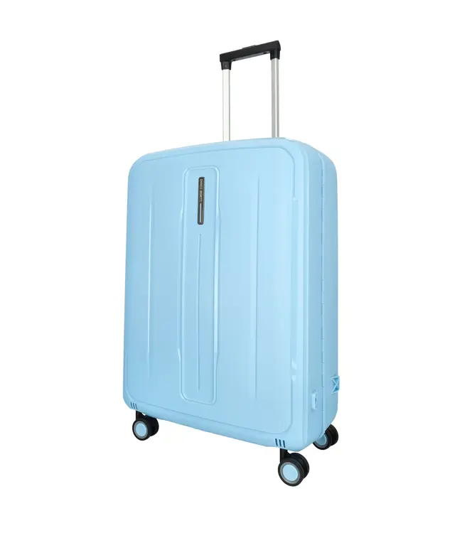 Enrico Benetti Chicago Koffer Groot licht blauw 96 Liter 75x50x27,5cm