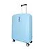 Enrico Benetti Chicago Koffer Groot licht blauw 96 Liter 75x50x27,5cm