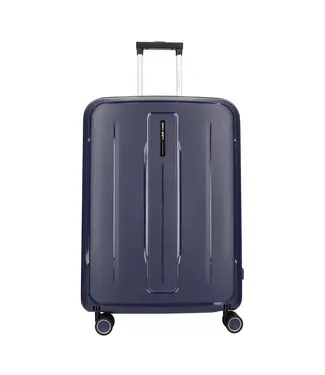 Enrico Benetti Chicago Koffer Groot blauw 96 Liter 75x50x27,5cm
