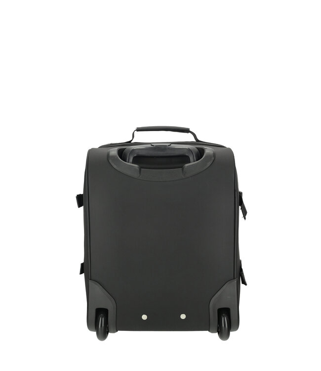 Enrico Benetti Enrico Benetti Stockholm underseater wieltas 40x30x20 cm Zwart – waterafstotende handbagage met wielen voor onder de vliegtuigstoel (gratis bagage Ryanair & Transavia)