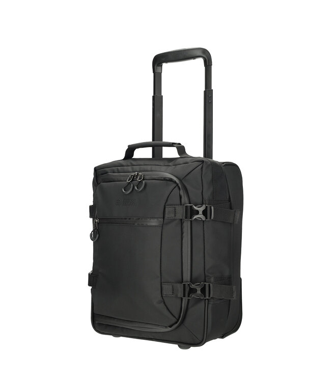 Enrico Benetti Enrico Benetti Stockholm underseater wieltas 40x30x20 cm Zwart – waterafstotende handbagage met wielen voor onder de vliegtuigstoel (gratis bagage Ryanair & Transavia)
