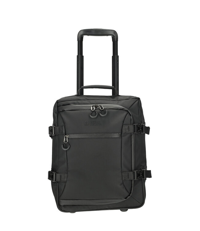 Enrico Benetti Enrico Benetti Stockholm underseater wieltas 40x30x20 cm Zwart – waterafstotende handbagage met wielen voor onder de vliegtuigstoel (gratis bagage Ryanair & Transavia)