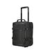 Enrico Benetti KLM handbagage geschikte afmeting – Enrico Benetti Stockholm underseater met wielen 40x30x20 cm – waterafstotende wieltas voor onder de vliegtuigstoel – Zwart