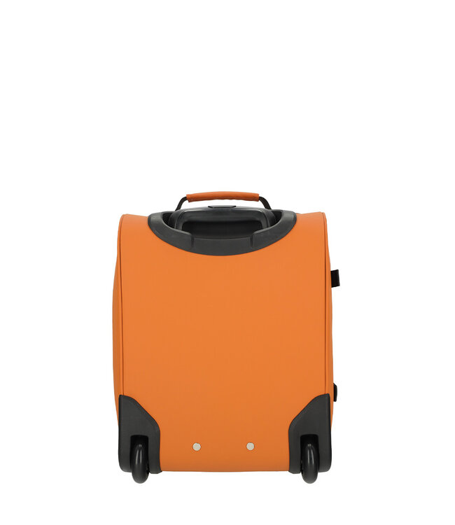 Enrico Benetti Ryanair gratis bagage geschikte afmeting – Enrico Benetti Stockholm underseater met wielen 40x30x20 cm – waterafstotende wieltas voor onder de vliegtuigstoel – Oranje