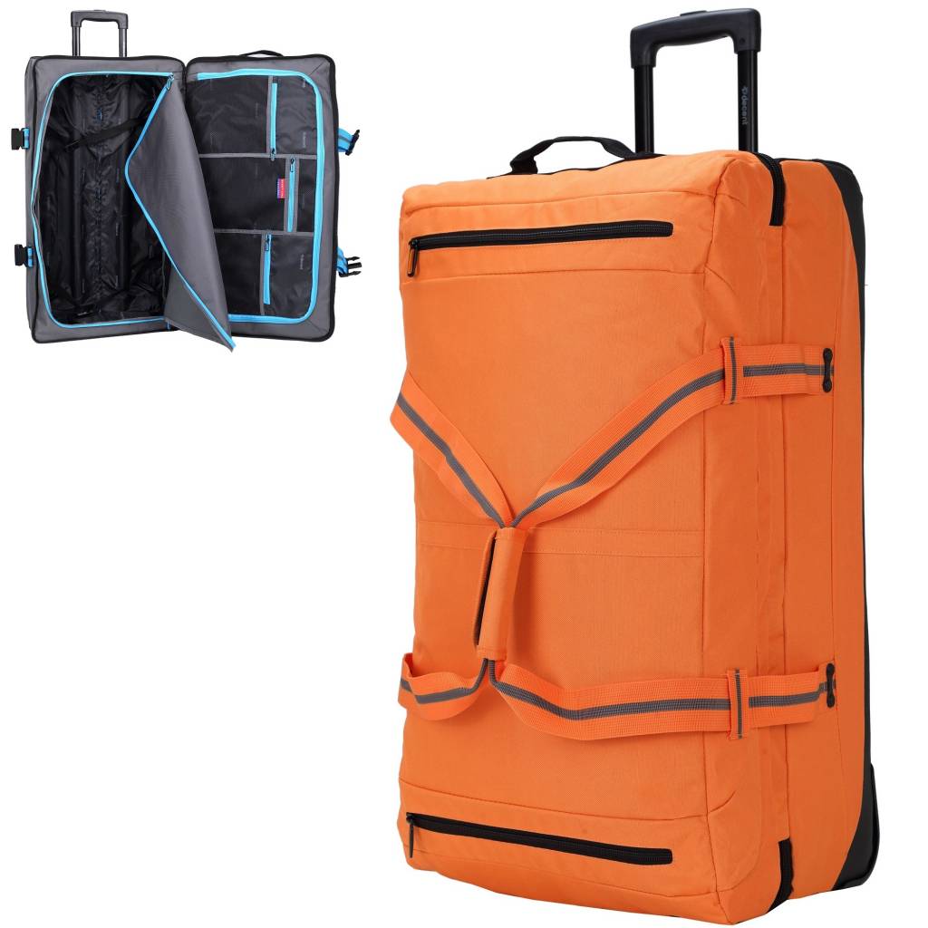 Guinness De kamer schoonmaken Communistisch Decent Sport-line Trolley Wieltas Oranje 95 Liter €79,00 - KofferStunter