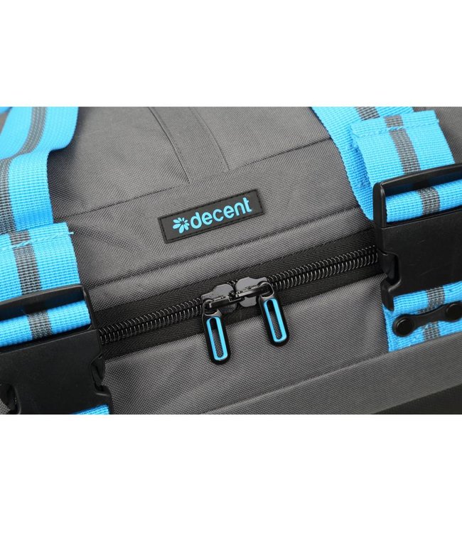 Decent Sport-Line Trolley Blauw-Grijs Double Loader Wieltas 95 Liter