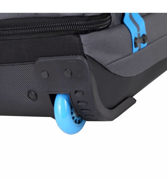 Decent Sport-Line Trolley Blauw-Grijs Double Loader Wieltas 95 Liter