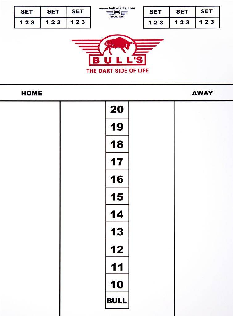 Bulls Dart Scorebord 60X44Cm bulls kopen in de aanbieding
