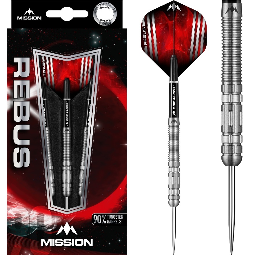 Mission darts Mission Rebus M4 90% - Rear Ring Grip Mission darts Mission Rebus M4 90% - Rear Ring Grip