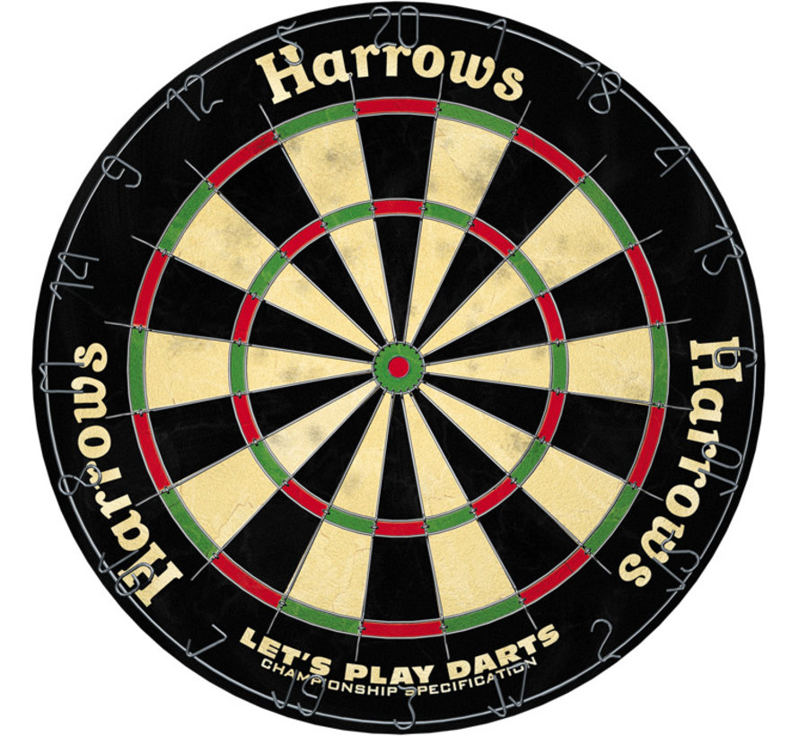 Harrows Let's Play Darts Sisal Dartbord