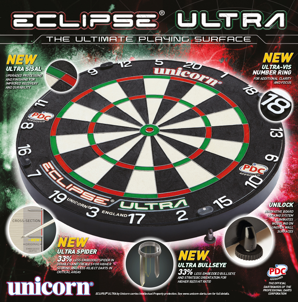 Unicorn Eclipse Ultra dartbord -
