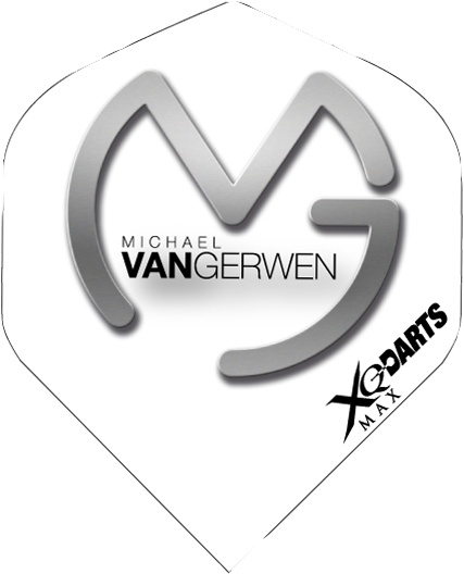Xqmax Darts Xq Max Michael Van Gerwen Flight White xqmax darts kopen in de aanbieding