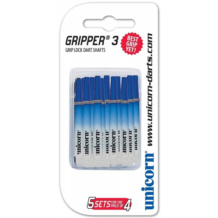 Unicorn Darts GRIPPER 3 TWO-TONE Blue - 5 Pack Unicorn Darts GRIPPER 3 TWO-TONE Blue - 5 Pack