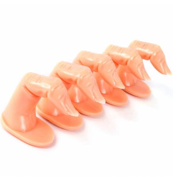 Übungsfinger Nageldesign