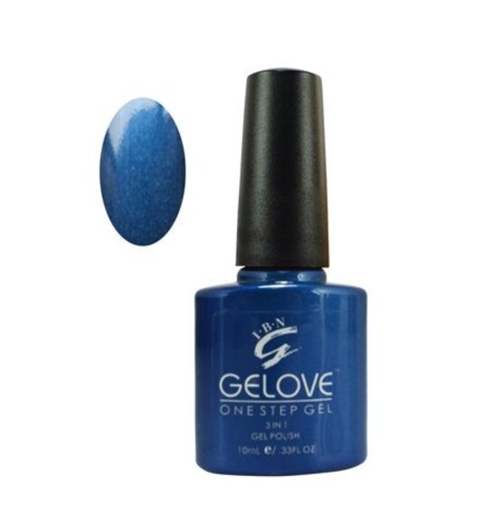 May Believe One Step Gel-Nagellack Blau Metallic