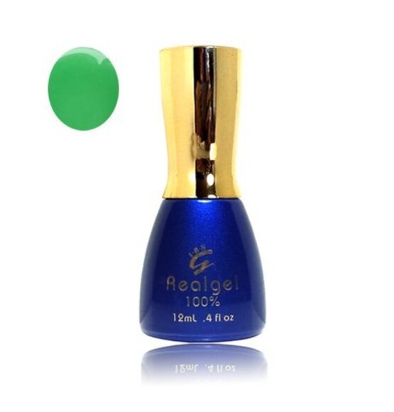 Real Gel Nail Polish Lemon Green