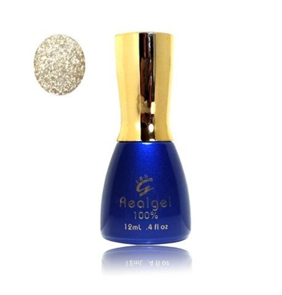 Real Nail Gel-Nagellack Gold Glitzer