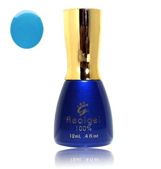 Real Nail Gel-Nagellack Hellblau