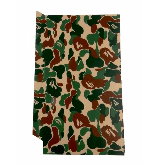 PS4 Aufkleber Camouflage Braun