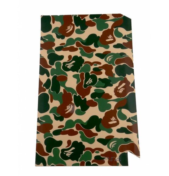 Sticker Brown Green Army Pattern For Playstation 4