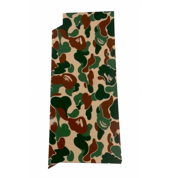 Sticker Brown Green Army Pattern For Playstation 4