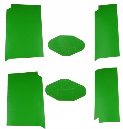 PS4 Aufkleber Grün