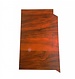 PS4 Aufkleber Dunkles Holz Eiche