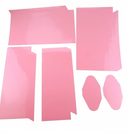 PS4 Aufkleber Rosa