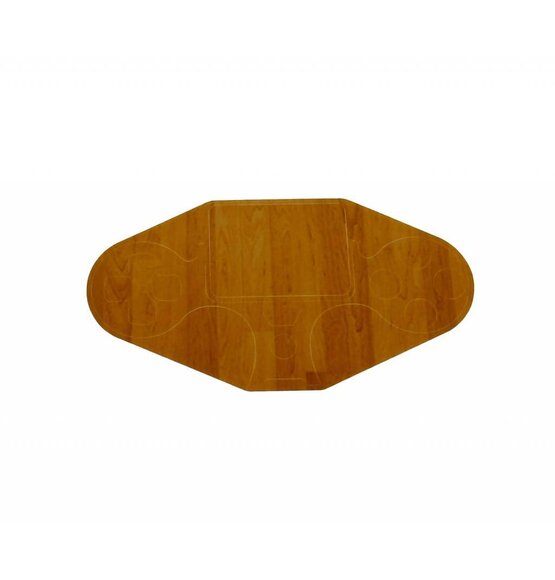 PS4 Aufkleber Holz Kirsche