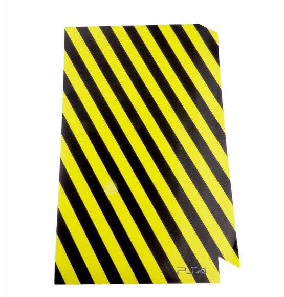 Sticker Black / Yellow Zebra For The Playstation 4